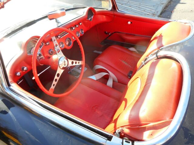 1957 Black Chevrolet Corvette Convertible