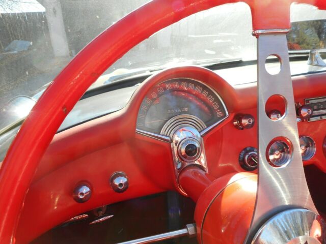 1957 Black Chevrolet Corvette Convertible
