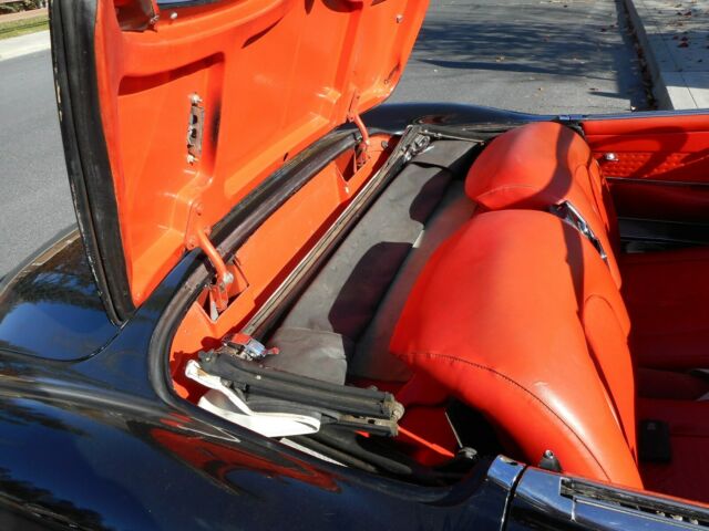 1957 Black Chevrolet Corvette Convertible