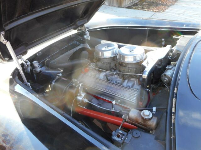 1957 Black Chevrolet Corvette Convertible