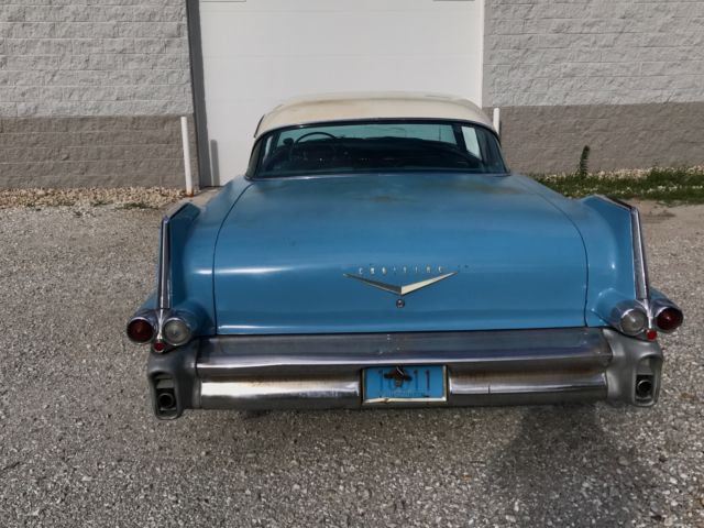 1957 Blue Cadillac DeVille Coupe