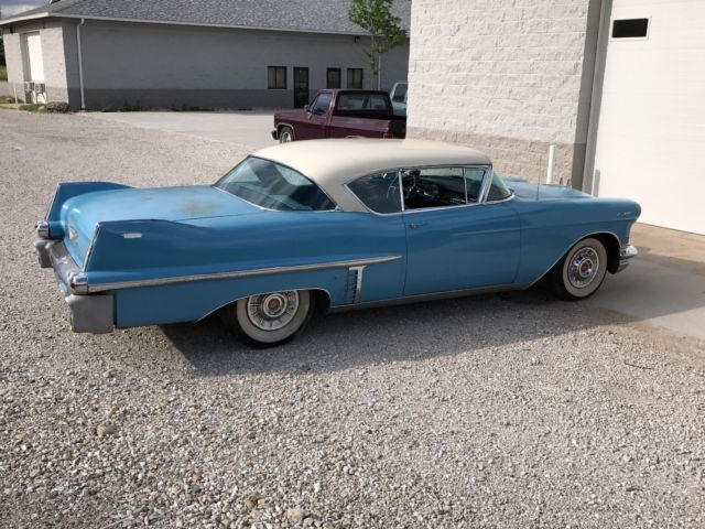 1957 Blue Cadillac DeVille Coupe