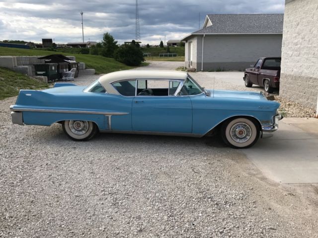 1957 Blue Cadillac DeVille Coupe