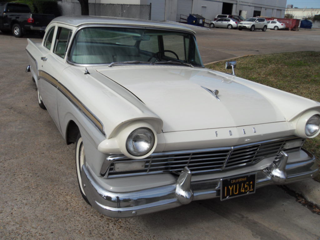 1957 Two tone White over Gray Ford Other Sedan