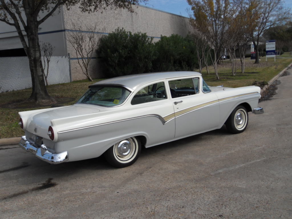 1957 Two tone White over Gray Ford Other Sedan