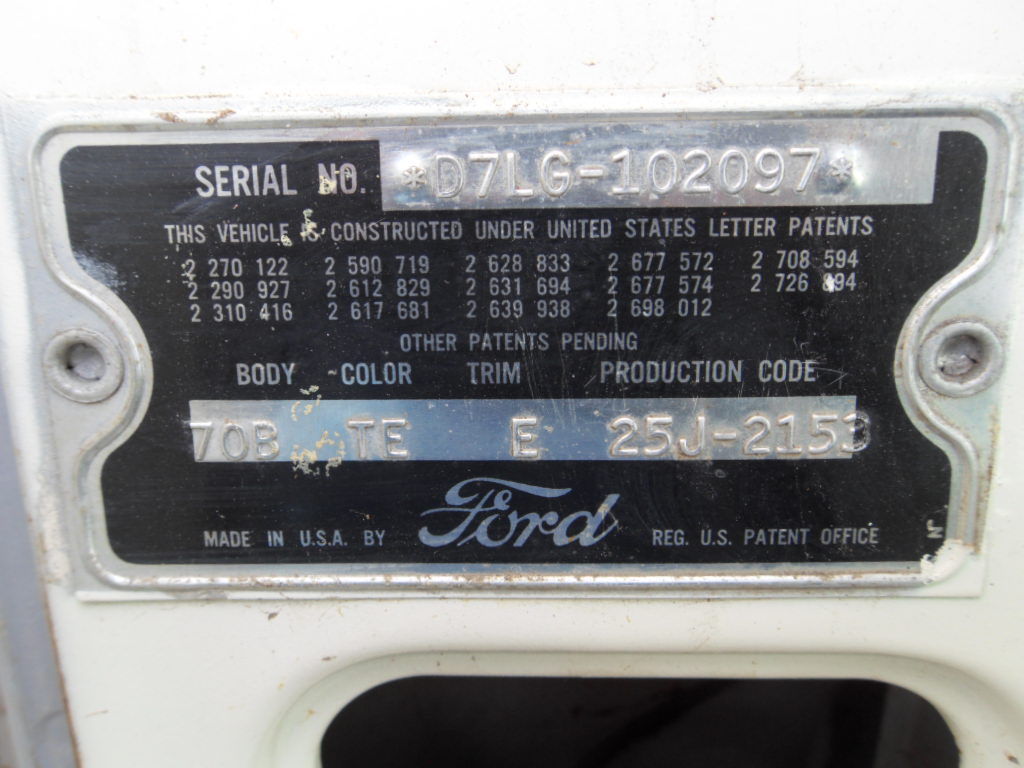 1957 Two tone White over Gray Ford Other Sedan