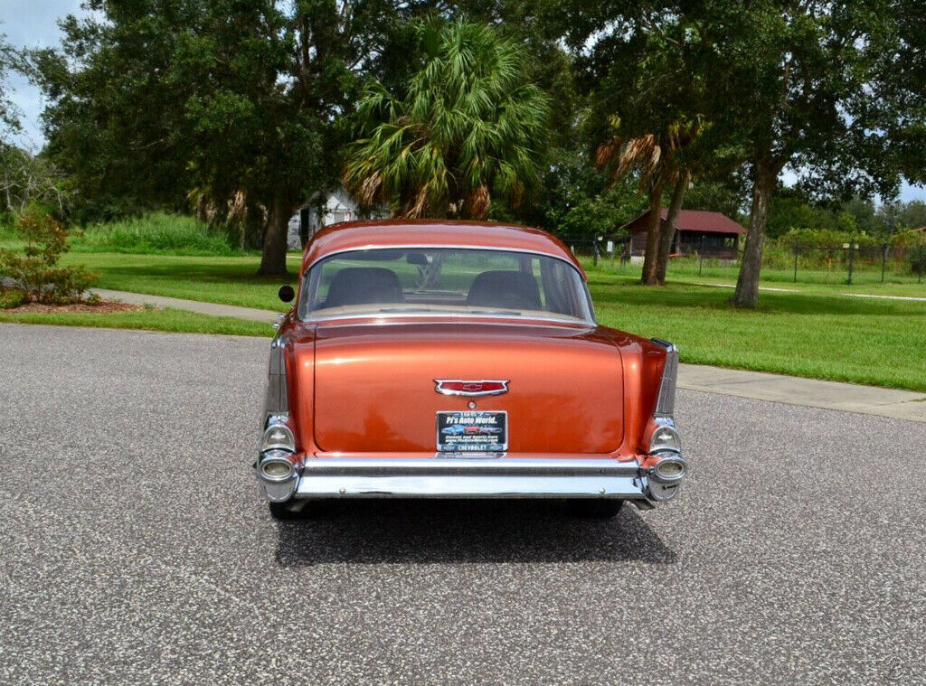 1957 Orange Chevrolet 210