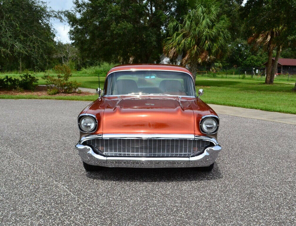1957 Orange Chevrolet 210