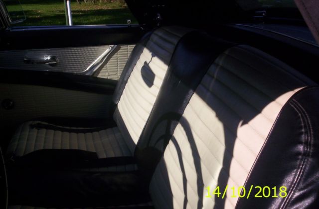 1957 White Ford Thunderbird Convertible