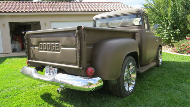 1957 Brown Dodge D100 Pickup Extended Crew Cab Pickup