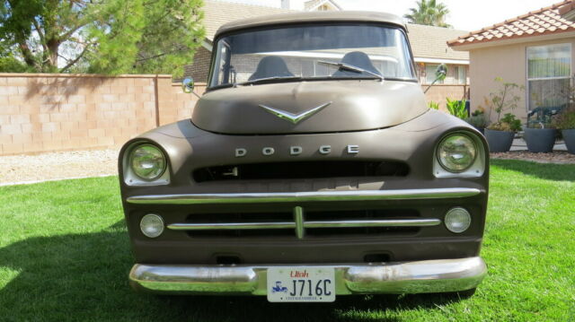 1957 Brown Dodge D100 Pickup Extended Crew Cab Pickup
