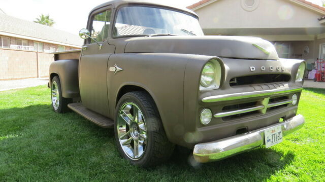 1957 Brown Dodge D100 Pickup Extended Crew Cab Pickup