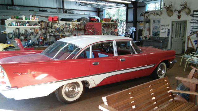 1957 Red DeSoto Desoto Sedan