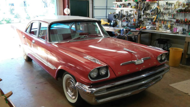 1957 Red DeSoto Desoto Sedan