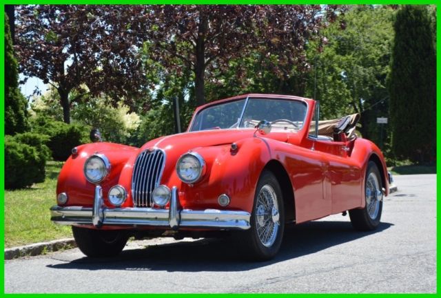 1957 Red Jaguar XK
