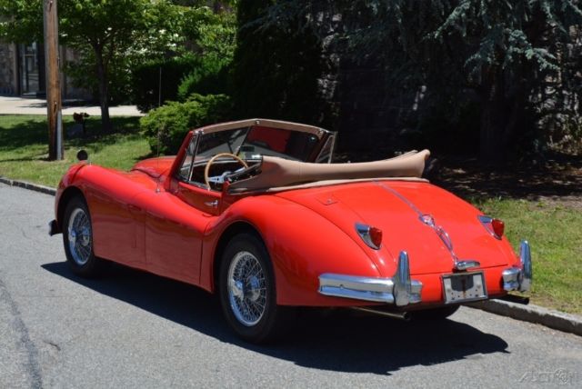 1957 Red Jaguar XK