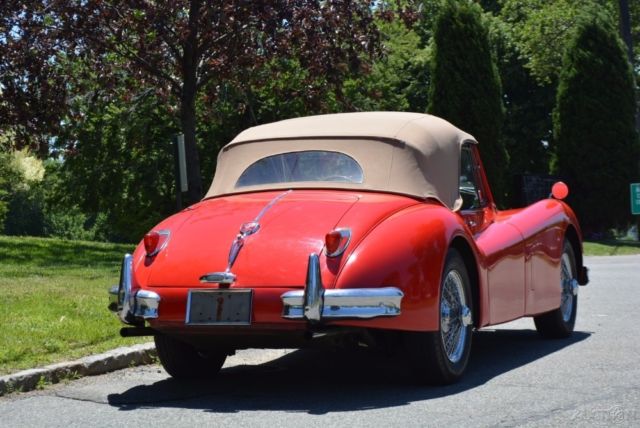 1957 Red Jaguar XK