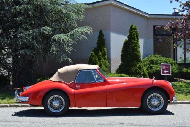 1957 Red Jaguar XK