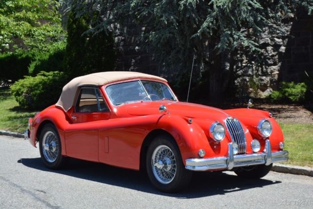 1957 Red Jaguar XK