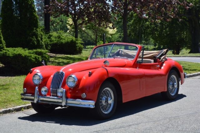 1957 Red Jaguar XK