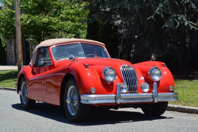 1957 Red Jaguar XK