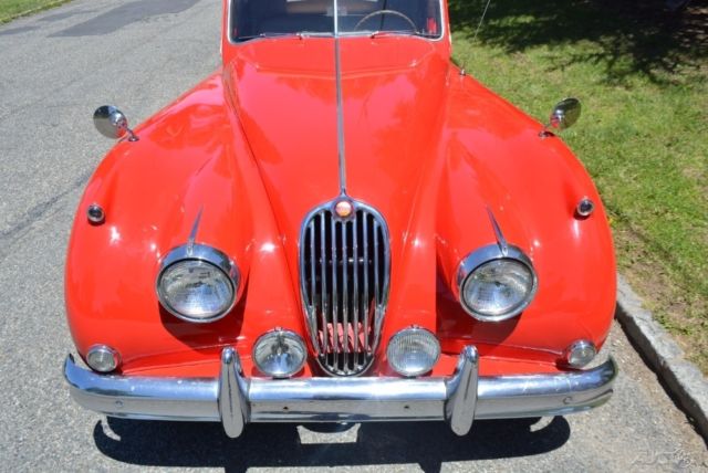 1957 Red Jaguar XK
