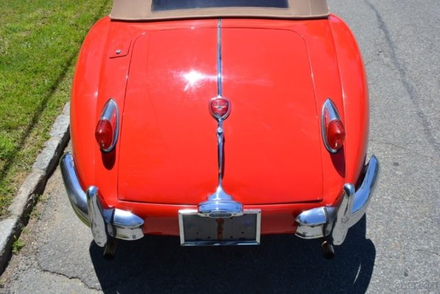 1957 Red Jaguar XK