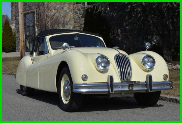1957 Blue Jaguar XK Convertible
