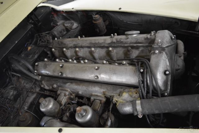 1957 Blue Jaguar XK Convertible