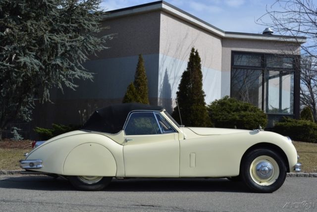 1957 Blue Jaguar XK Convertible