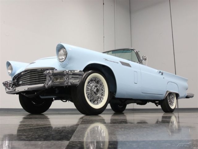 1957 Blue Ford Thunderbird