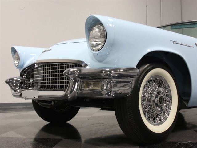 1957 Blue Ford Thunderbird