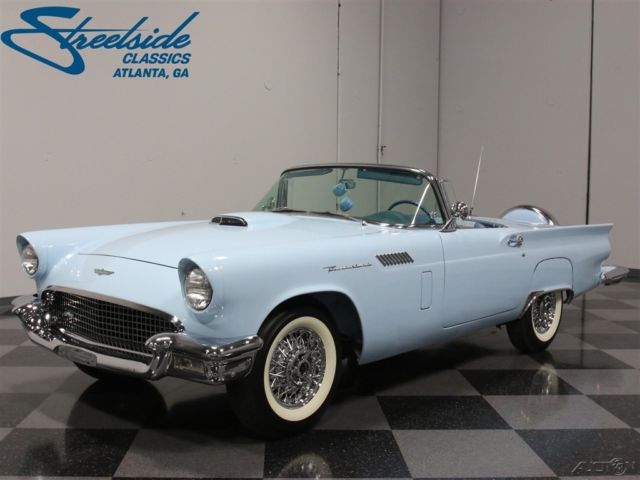 1957 Blue Ford Thunderbird
