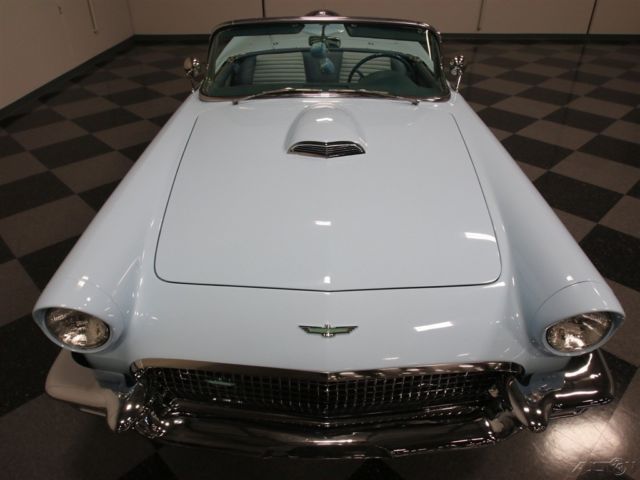 1957 Blue Ford Thunderbird