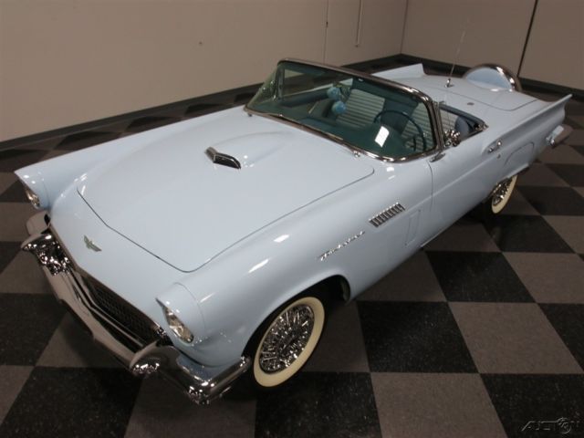 1957 Blue Ford Thunderbird