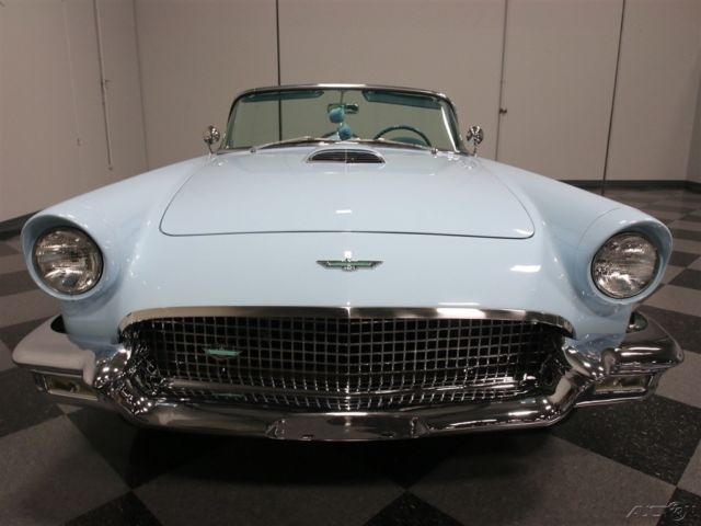 1957 Blue Ford Thunderbird