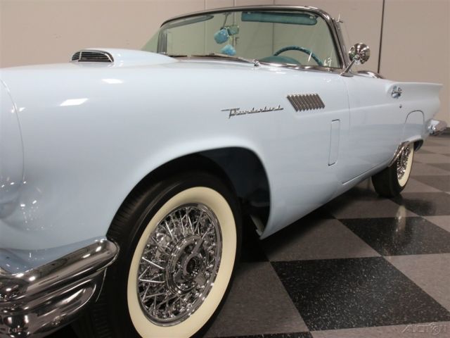 1957 Blue Ford Thunderbird