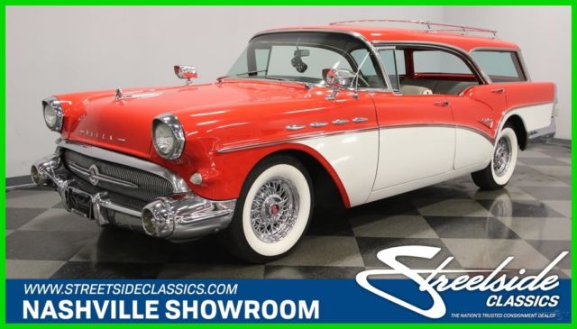1957 White Buick Caballero