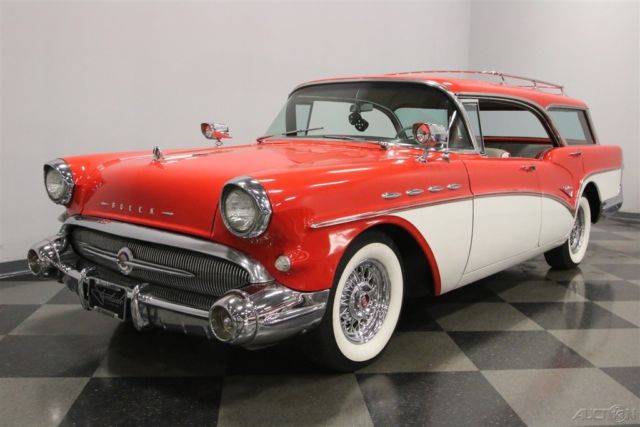 1957 White Buick Caballero