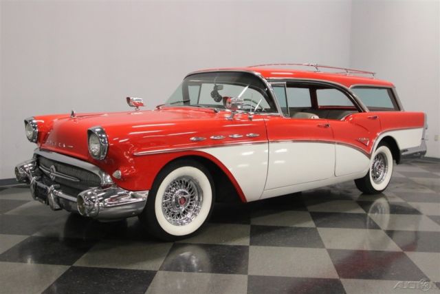 1957 White Buick Caballero