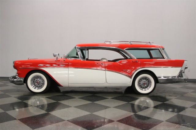 1957 White Buick Caballero