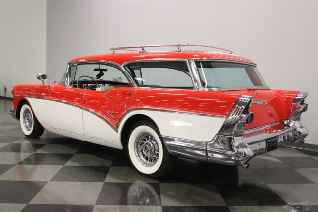 1957 White Buick Caballero