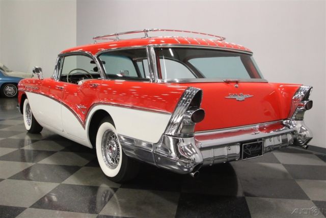 1957 White Buick Caballero