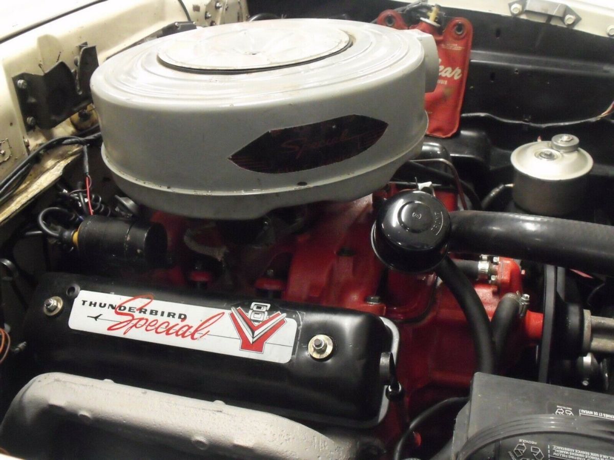 1957 Yellow Ford Fairlane Retractable convertible