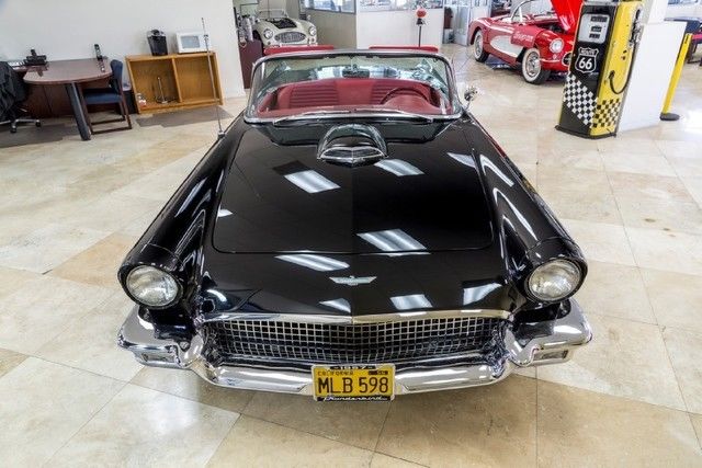 1957 Black Ford Thunderbird Convertible