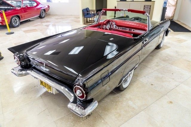 1957 Black Ford Thunderbird Convertible