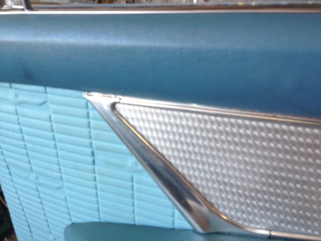 1957 Blue Ford Thunderbird Convertible