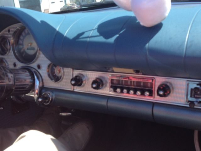 1957 Blue Ford Thunderbird Convertible