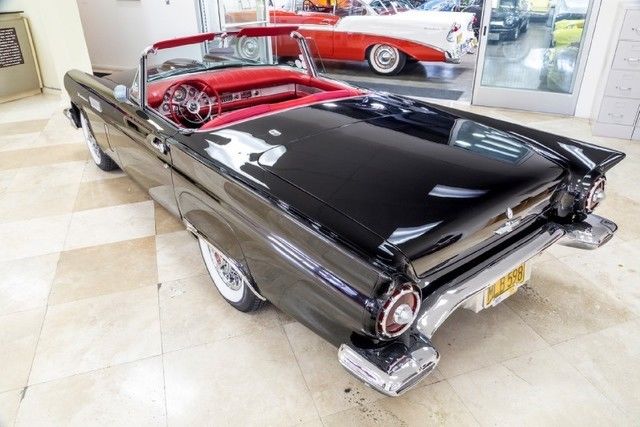 1957 Black Ford Thunderbird Convertible