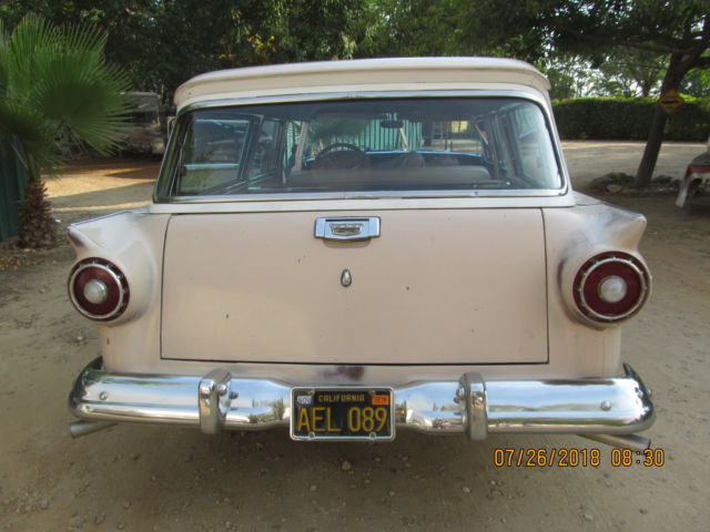1957 TAN & WHITE Ford 4DR COUNTRY WAGON Wagon